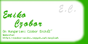 eniko czobor business card